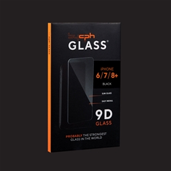 Leki bycph PRO GLASS – iPhone 6/7/8 Black PLUS